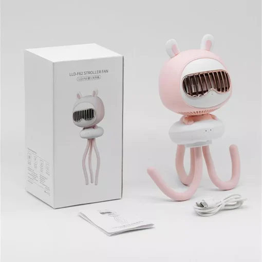 USB Charging Desktop Folding Fan