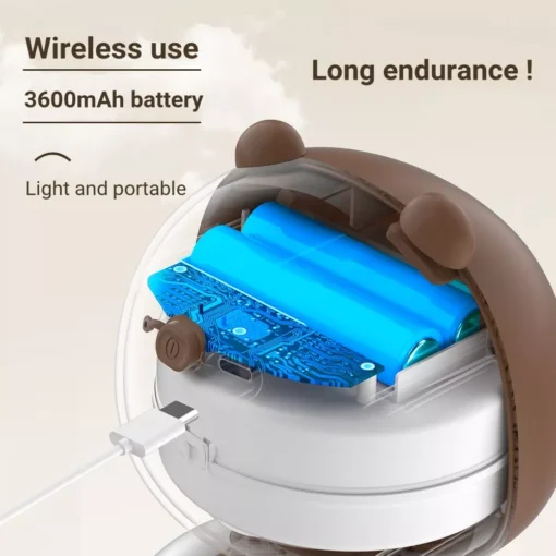 USB Charging Desktop Folding Fan - Image 6