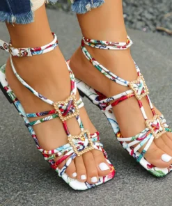 Summer Ankle Strap Flat Sandals for Women
