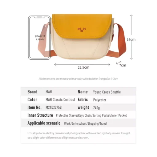 Spring & Summer Fashion Saddle Messenger Bag - Image 6