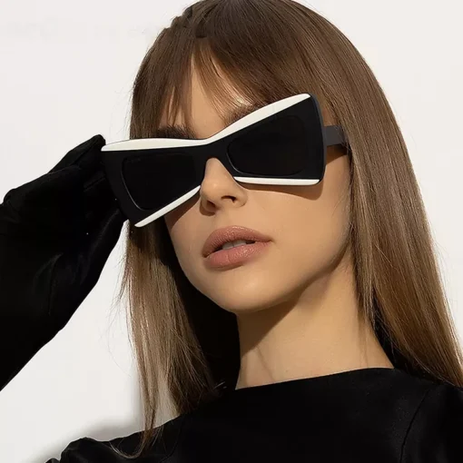 Luxury Fashion Cat Eye Sunglasses - Image 5