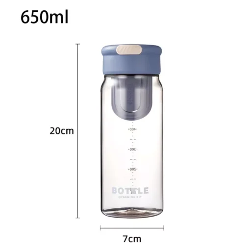 Minimalist Modern Ins-Style Sports Water Bottle with Tea Separator - Image 5