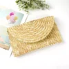 Women’s Grass Woven Large Capacity Clutch Bag