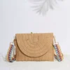 Women’s Bohemian Straw Clutch Handbag