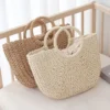 Chic Bohemian Straw Beach Bag for Women
