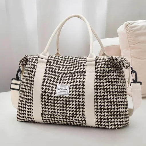 Waterproof Nylon Duffel Tote for Women - Image 3
