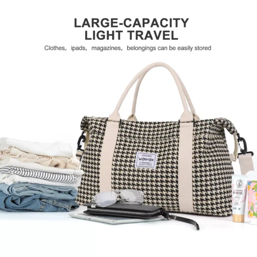 Waterproof Nylon Duffel Tote for Women - Image 2