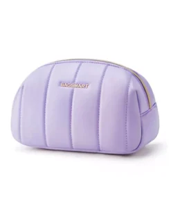 Elegant PU Leather Makeup Bag Travel Toiletry Organizer