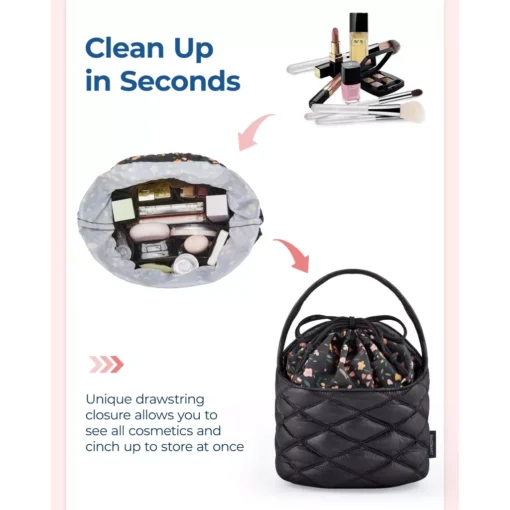 Portable Waterproof Drawstring Cosmetic Bag - Image 3