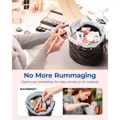 Portable Waterproof Drawstring Cosmetic Bag - Image 4