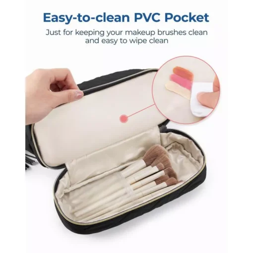 Double Layer Makeup Cosmetic Bag - Image 5