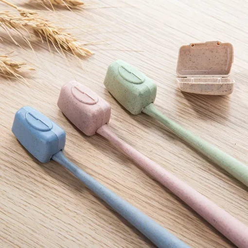 4Pcs Travel Toothbrush Cover Set – Portable Protective Case - Image 3