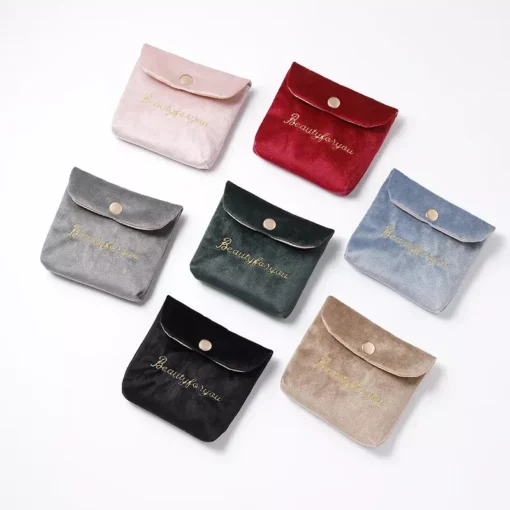 Velvet Mini Cosmetic & Storage Bag - Image 5