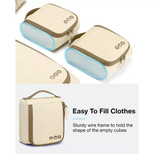 6-Piece Travel Organizer Storage Bags Set - Image 3