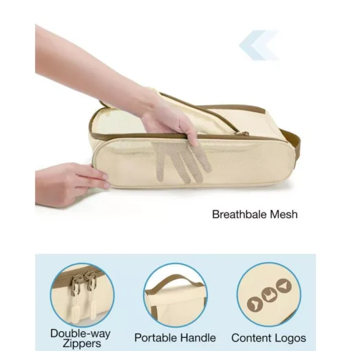 6-Piece Travel Organizer Storage Bags Set - Image 5