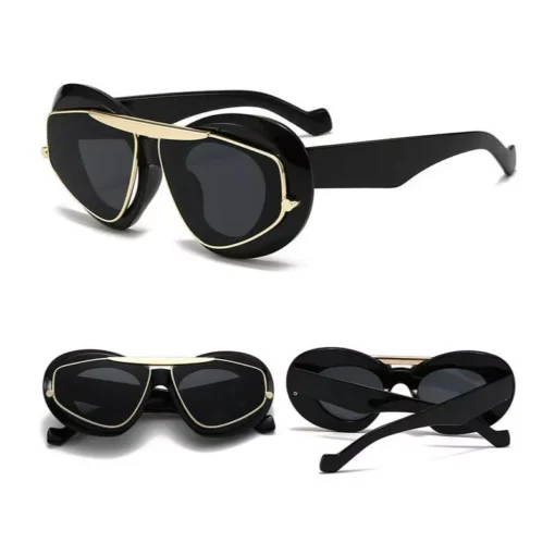 Y2K Cat Eye Oversized Women Fashion Sunglasses - Image 4