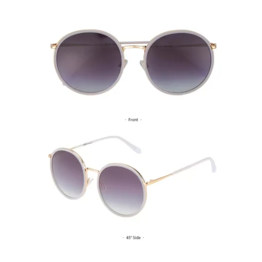 Oversized Metal Round Sunglasses for Women – UV400 Protection - Image 6