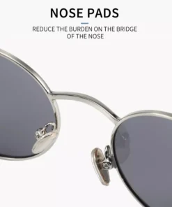 Luxury Round Polarized Mirror Sunglasses for Women – UV400 Protection