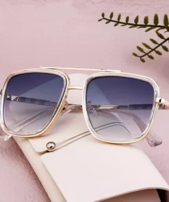 Vintage Square Oversized Sunglasses