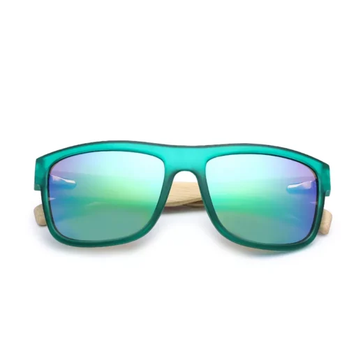 Sea Gradient Shades Sunglasses for Men Bamboo UV400 Lenses - Image 3