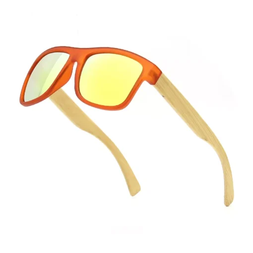 Sea Gradient Shades Sunglasses for Men Bamboo UV400 Lenses - Image 7