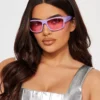 Cyberpunk Square Mirror Sunglasses