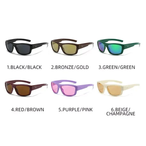 Cyberpunk Square Mirror Sunglasses - Image 5