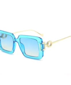 Trendy Square Punk Sunglasses