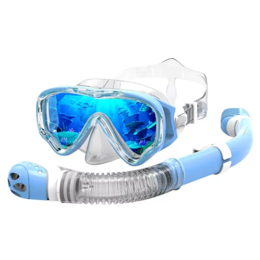 Full Face HD Anti-Fog Kids Diving Mask - Image 6