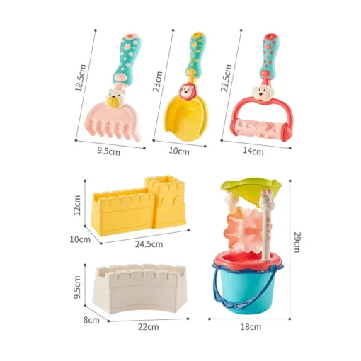 Colorful Baby Beach Toy Set - Image 7