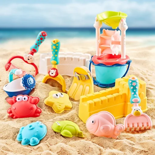 Colorful Baby Beach Toy Set - Image 2