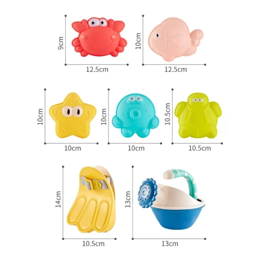 Colorful Baby Beach Toy Set - Image 8