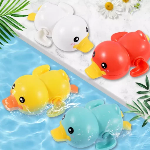 Classic Clockwork Bathing Ducks – Fun Baby Bath Toys for Ages 0-6 - Image 4