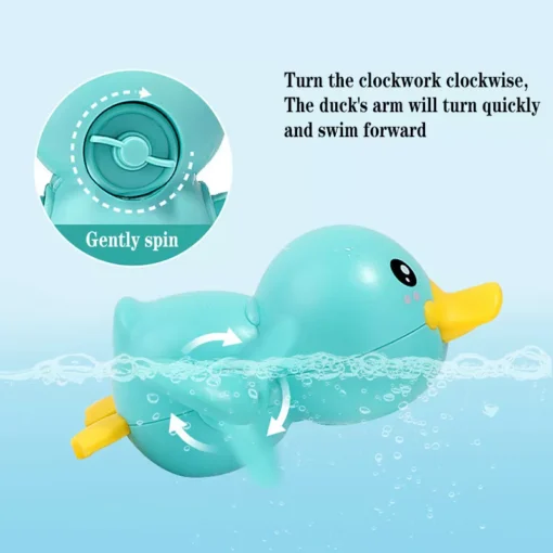Classic Clockwork Bathing Ducks – Fun Baby Bath Toys for Ages 0-6 - Image 3
