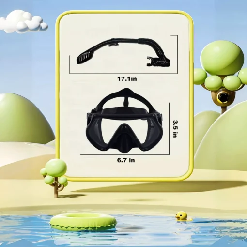 Anti-Fog Kids Swimming Goggles with Snorkel - Image 6