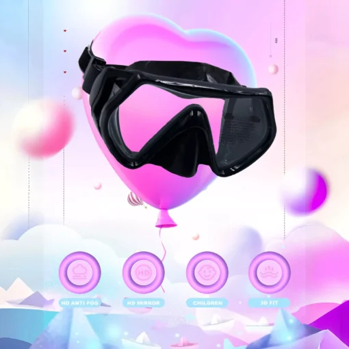 Anti-Fog Kids Swimming Goggles with Snorkel - Image 4