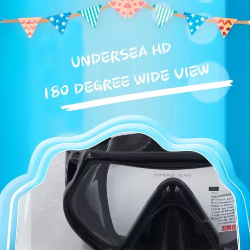Anti-Fog Kids Swimming Goggles with Snorkel - Image 3