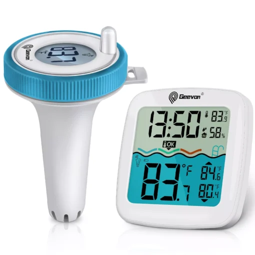 Wireless Floating Pool Thermometer with Indoor Humidity Monitor - Image 2