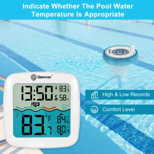 Wireless Floating Pool Thermometer with Indoor Humidity Monitor - Image 6