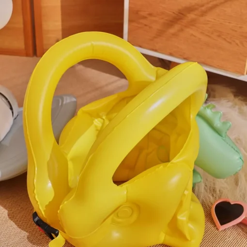 Kids’ Dinosaur Swim Ring & Safety Float Vest - Image 4