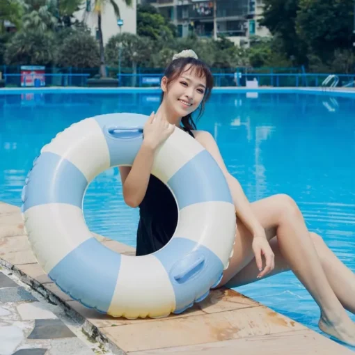 Inflatable Pool Float Swimming Ring for Adults and Kids - Image 3