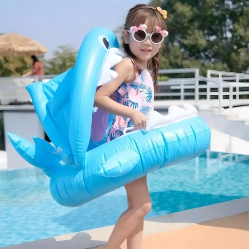 Shark Inflatable Baby Swimming Ring - Image 4