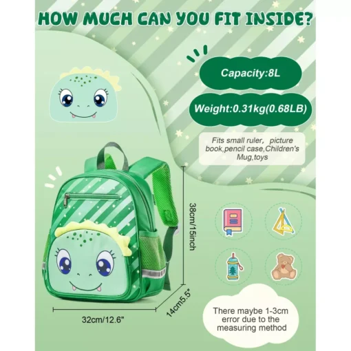 Kid’s 14-Inch Dinosaur Backpack - Image 2