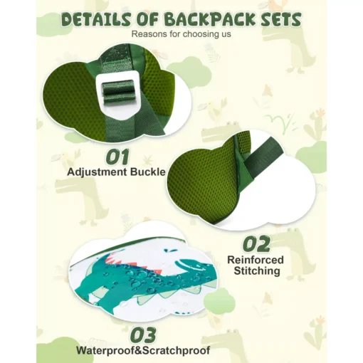 Cute Dinosaur Backpack - Image 6