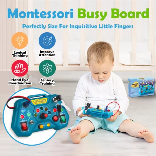Busy Board Toy for Toddlers - Image 3