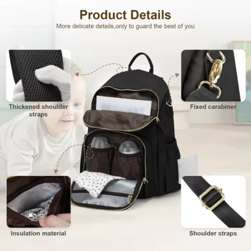 Baby Diaper Bag Backpack - Image 3