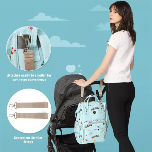 Versatile Baby Diaper Bag Backpack - Image 3