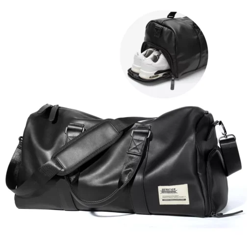 Men’s Waterproof Travel Bag with Shoe Compartment - Image 2