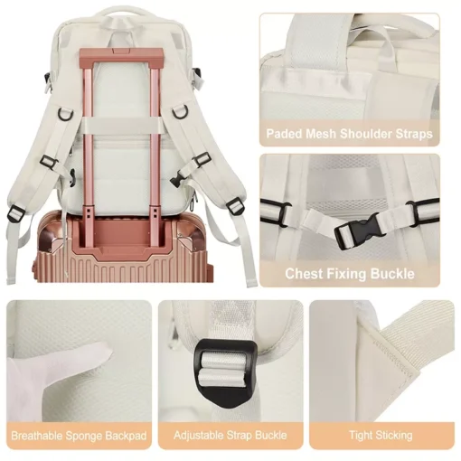 Expandable Travel Laptop Backpack - Image 4