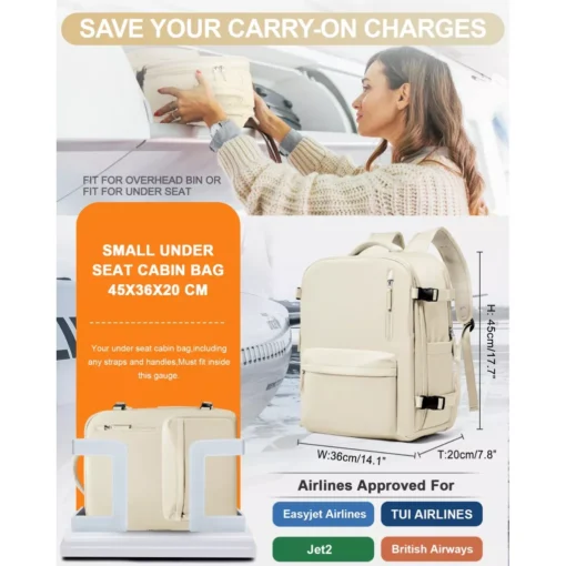 Stylish Travel Backpack - Image 5